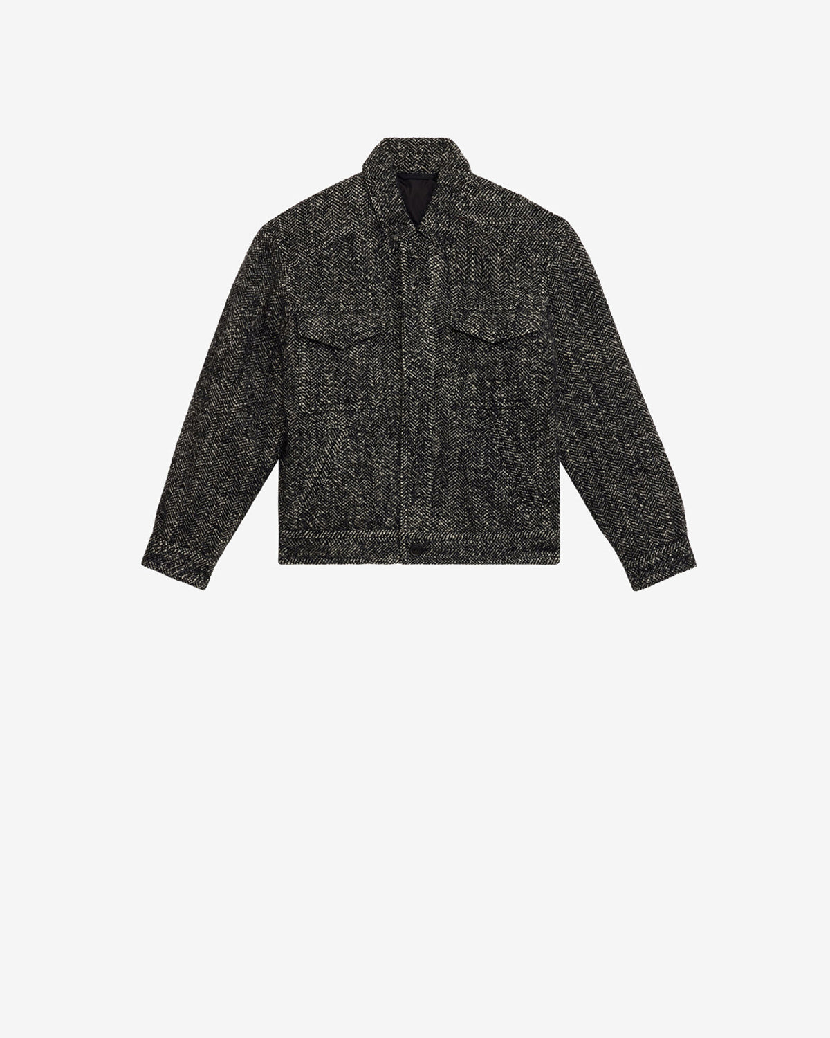 Veste folco Man Noir et écru 1