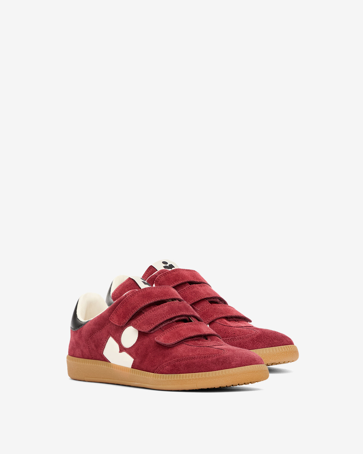 Sneaker beth Woman Burgundy-ecru 3