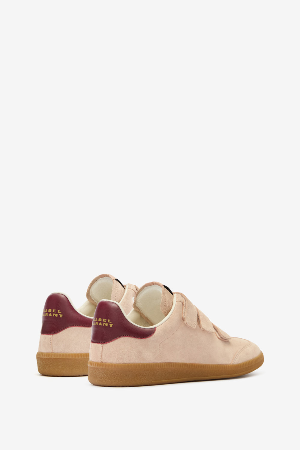 Sneakers basse in pelle normale e scamosciata beth - Pale pink-peach - Woman - 2