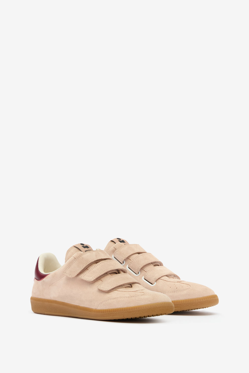 Sneakers basse in pelle normale e scamosciata beth - Pale pink-peach - Woman - 3