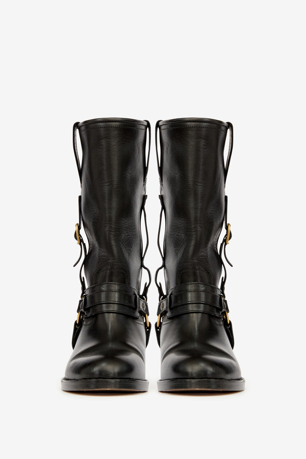 Heiko camargue ストラップ付きレザー製 カマルグブーツ - 黒 - Woman - 4