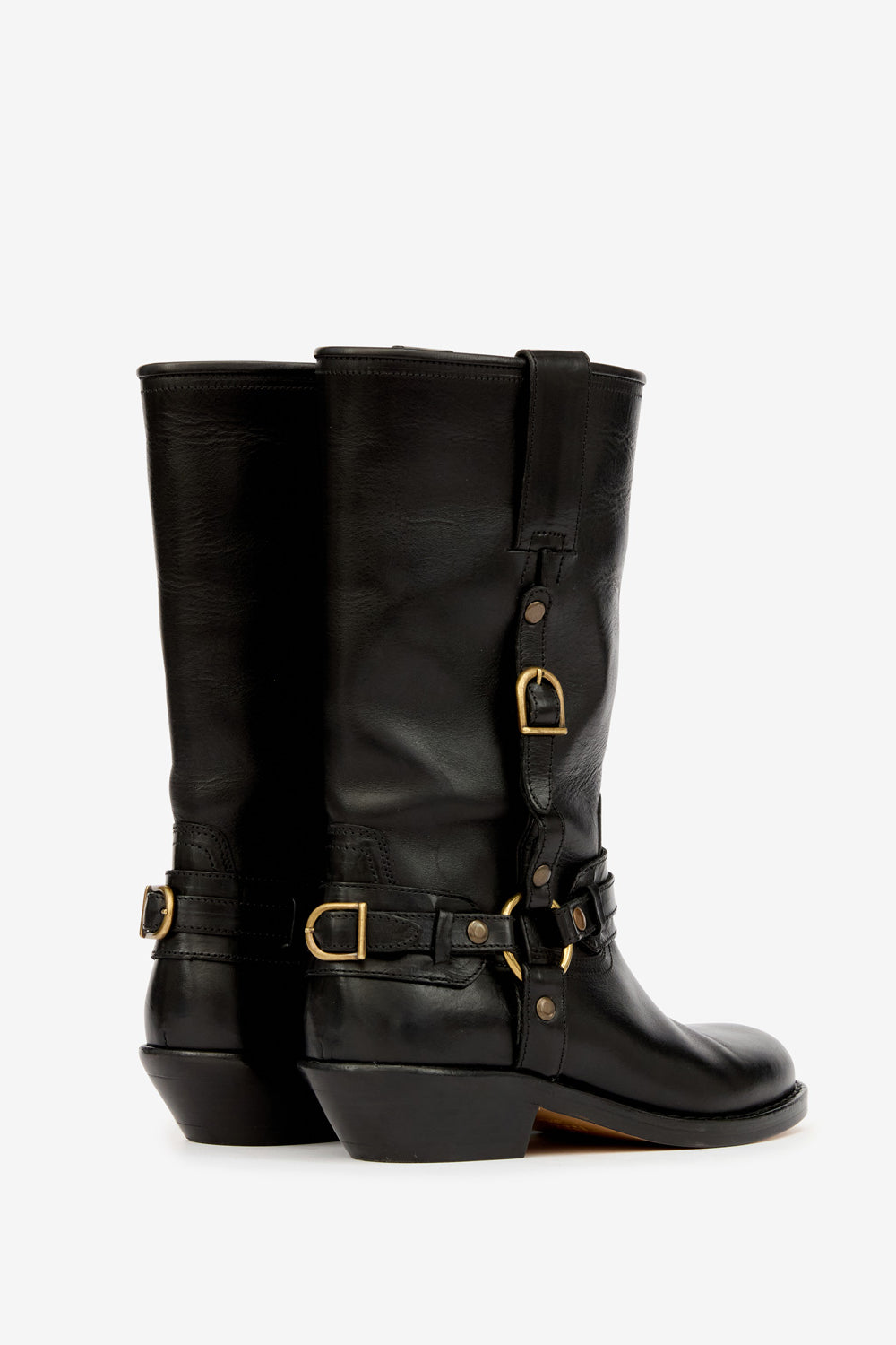 Heiko camargue ストラップ付きレザー製 カマルグブーツ - 黒 - Woman - 2