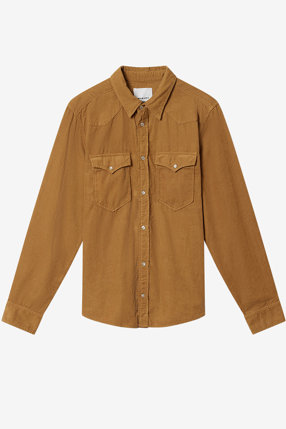 Vasco コーデュロイ ウエスタンシャツ - Light bronze - Man - 1