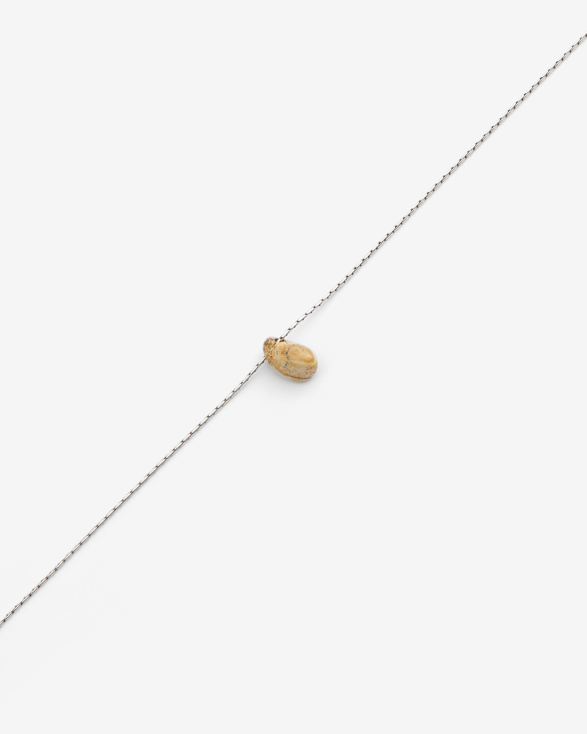 Collier rock man Man Naturel et argenté 1