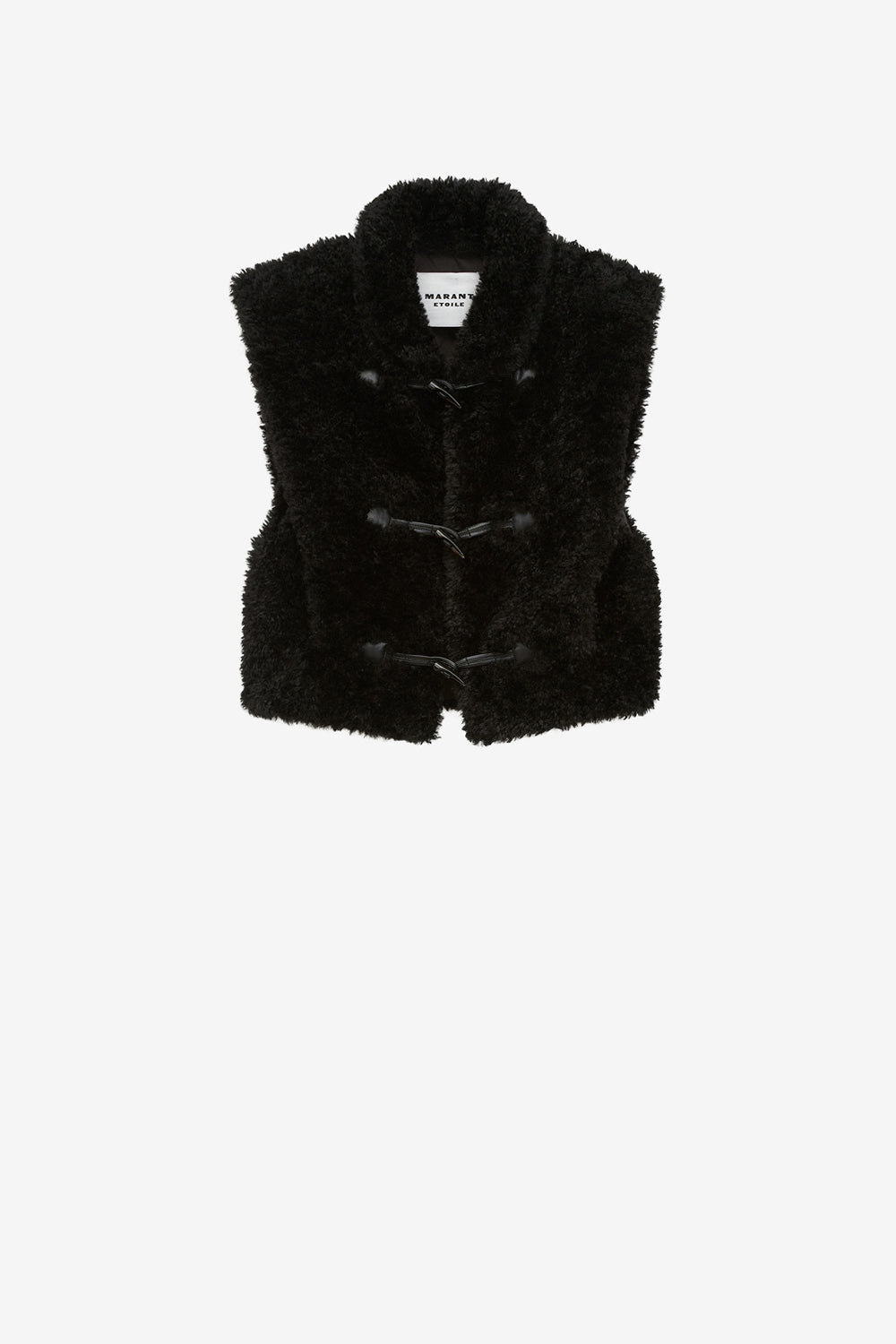 Alisa フェイクファー ノースリーブ ベスト - 黒 - Woman - 1