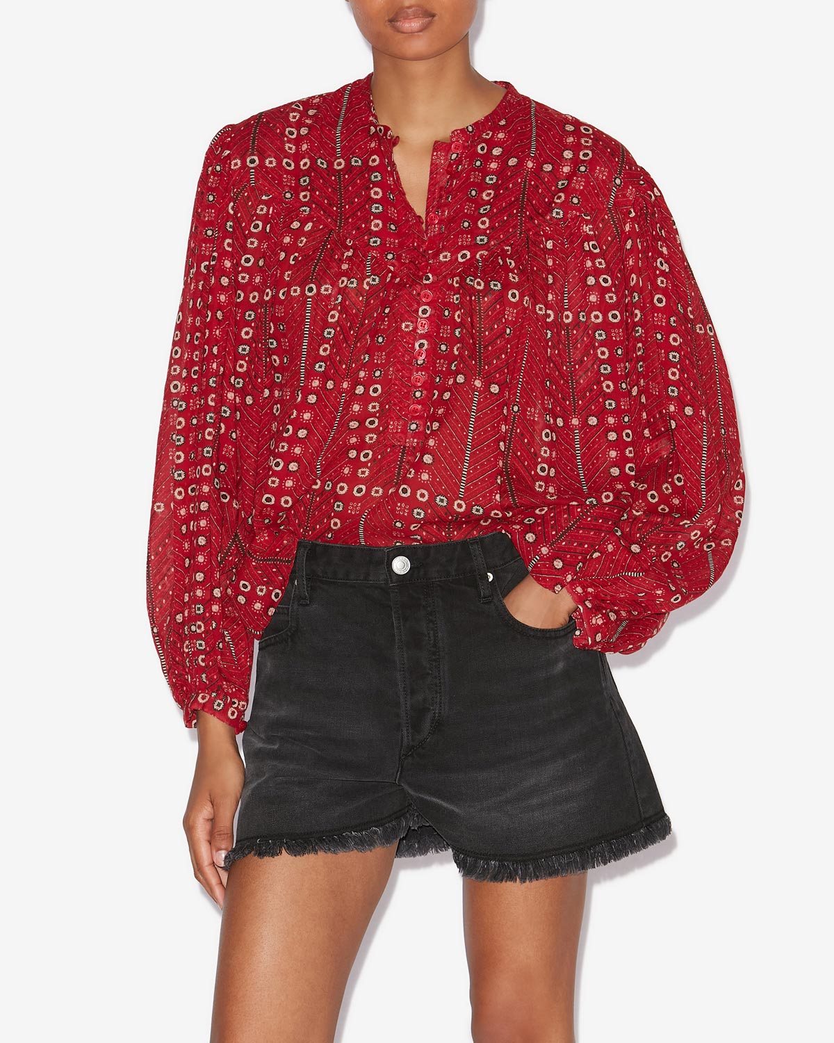 Salika blouse Woman Red 5