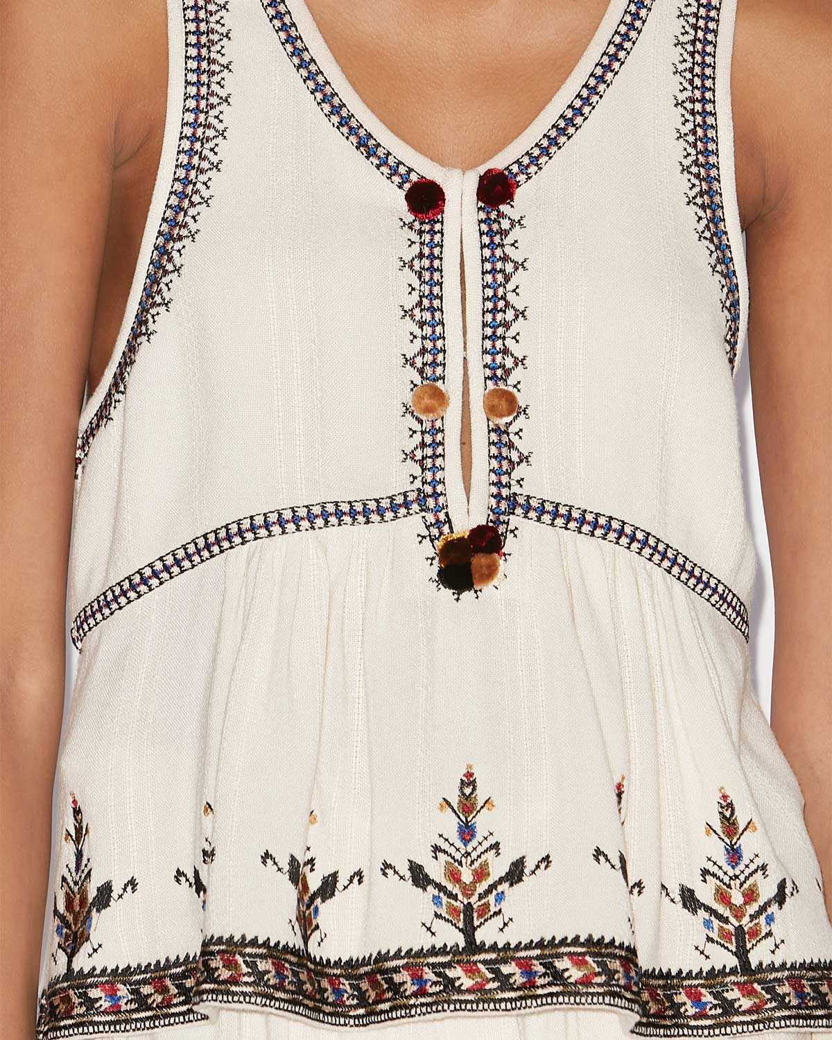 Top kourtney Woman Ecru 2