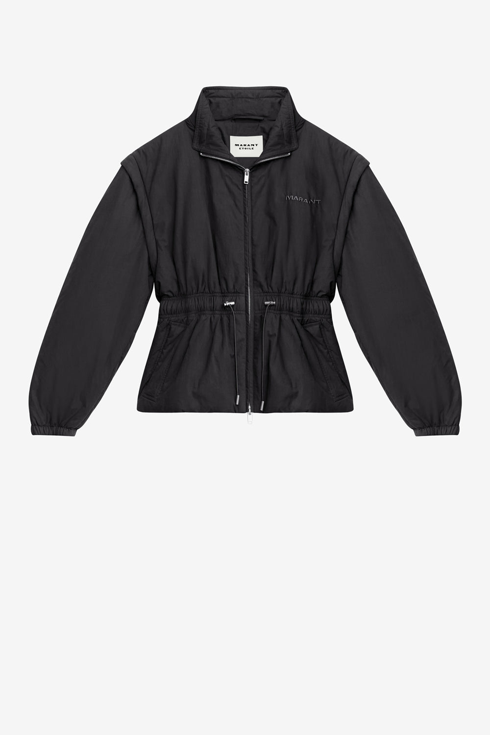 Manteau dastyni en coton matelassé - Noir - Woman - 1