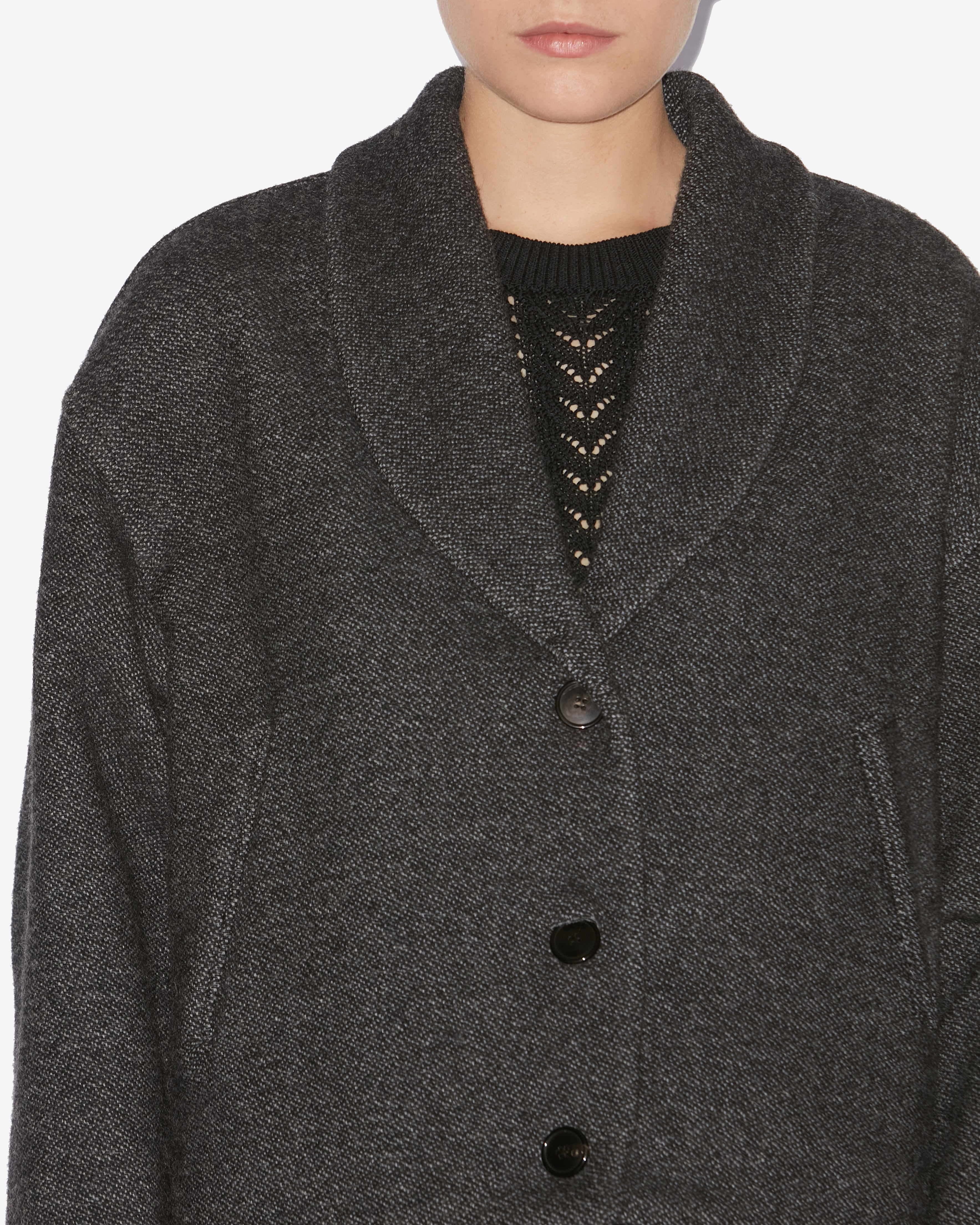 Abrigo lanna Woman Anthracite 1