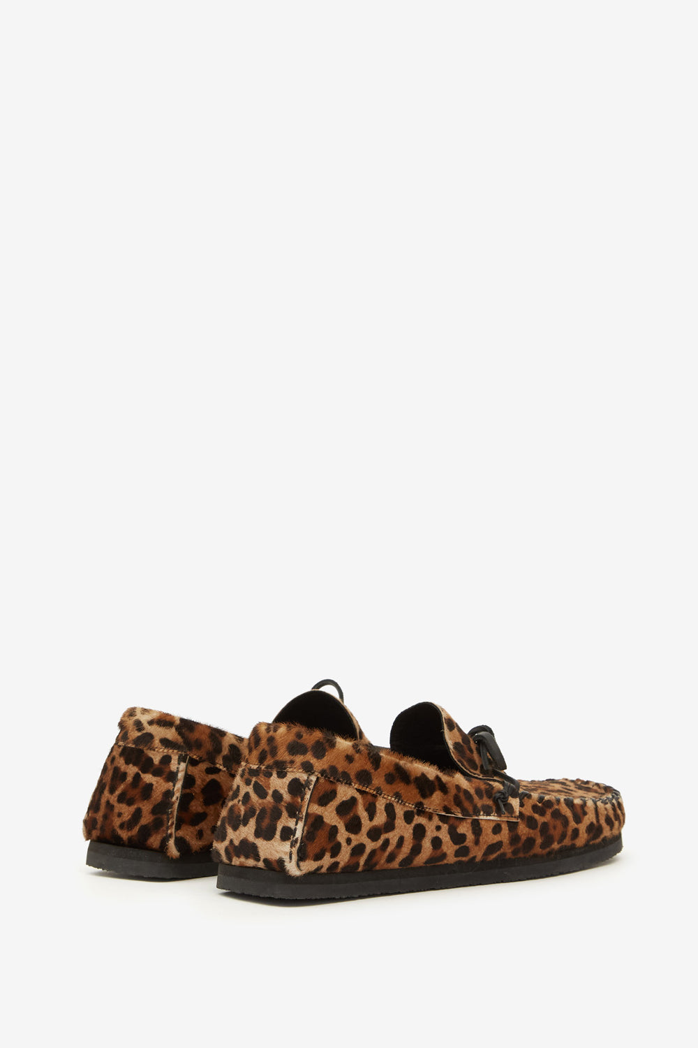 Fitzo printed leather loafers - Leopard - Man - 2