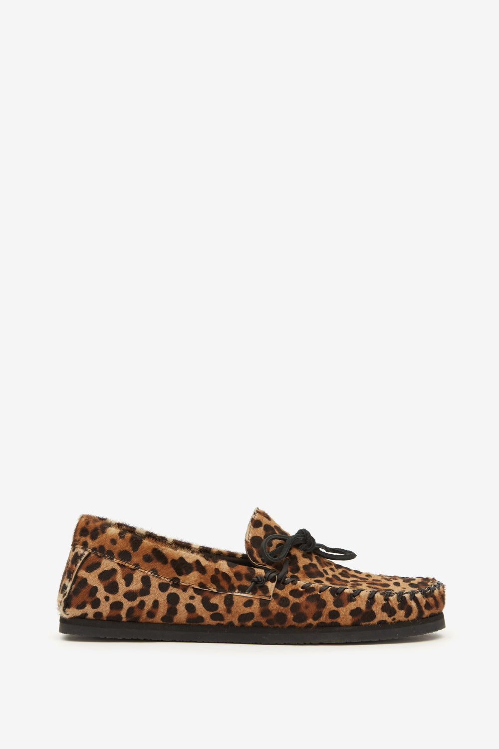 Fitzo printed leather loafers - Leopard - Man - 1