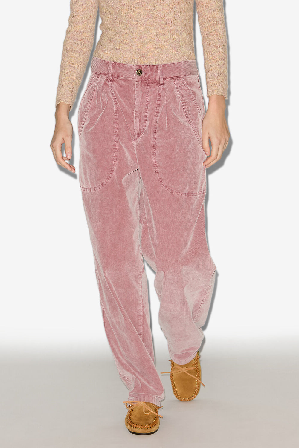 Onyta コーデュロイ製 パンツ - Sepia pink - Woman - 4