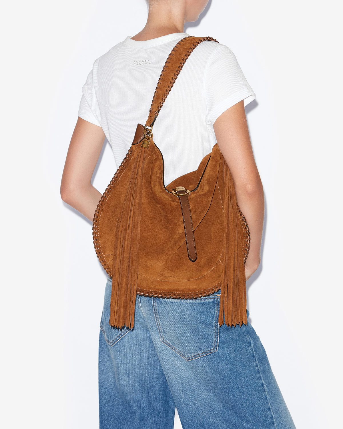 Oskan hobo folk バッグ Woman Cognac 4