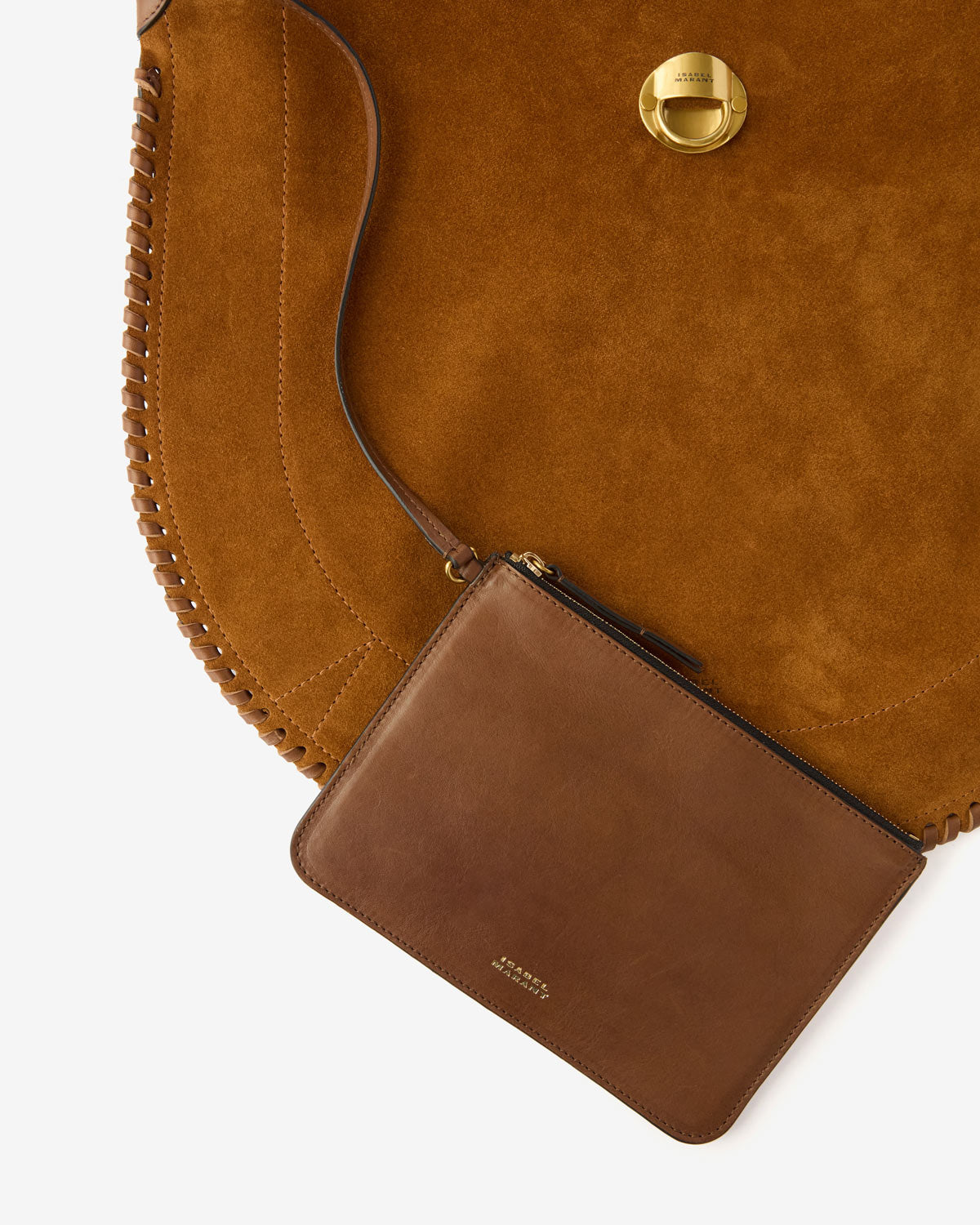 Tasche oskan hobo soft Woman Cognac 8