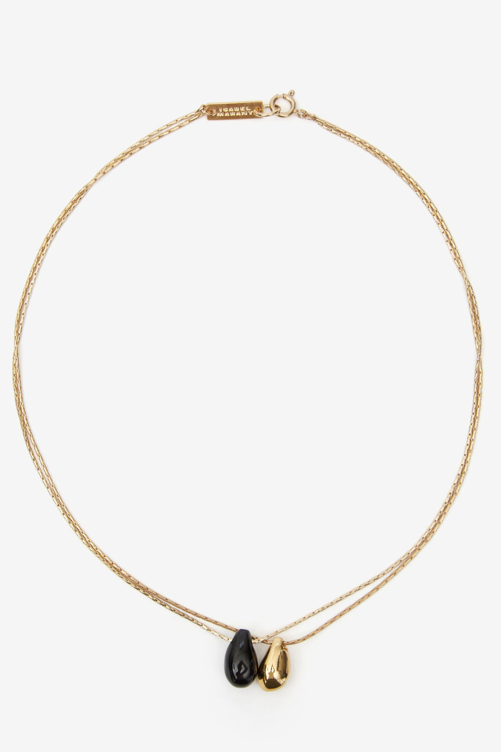 Imala ダブルペンダント チョーカー - 黒 - Woman - 1