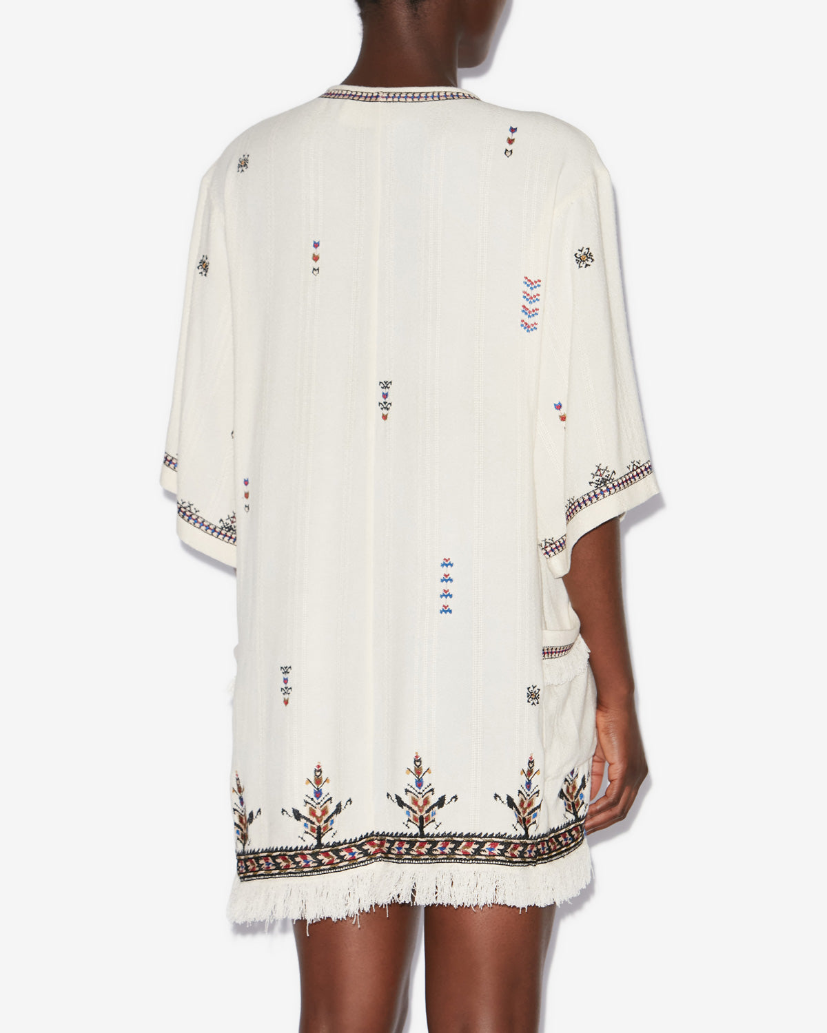 Robe kressy Woman Écru 3