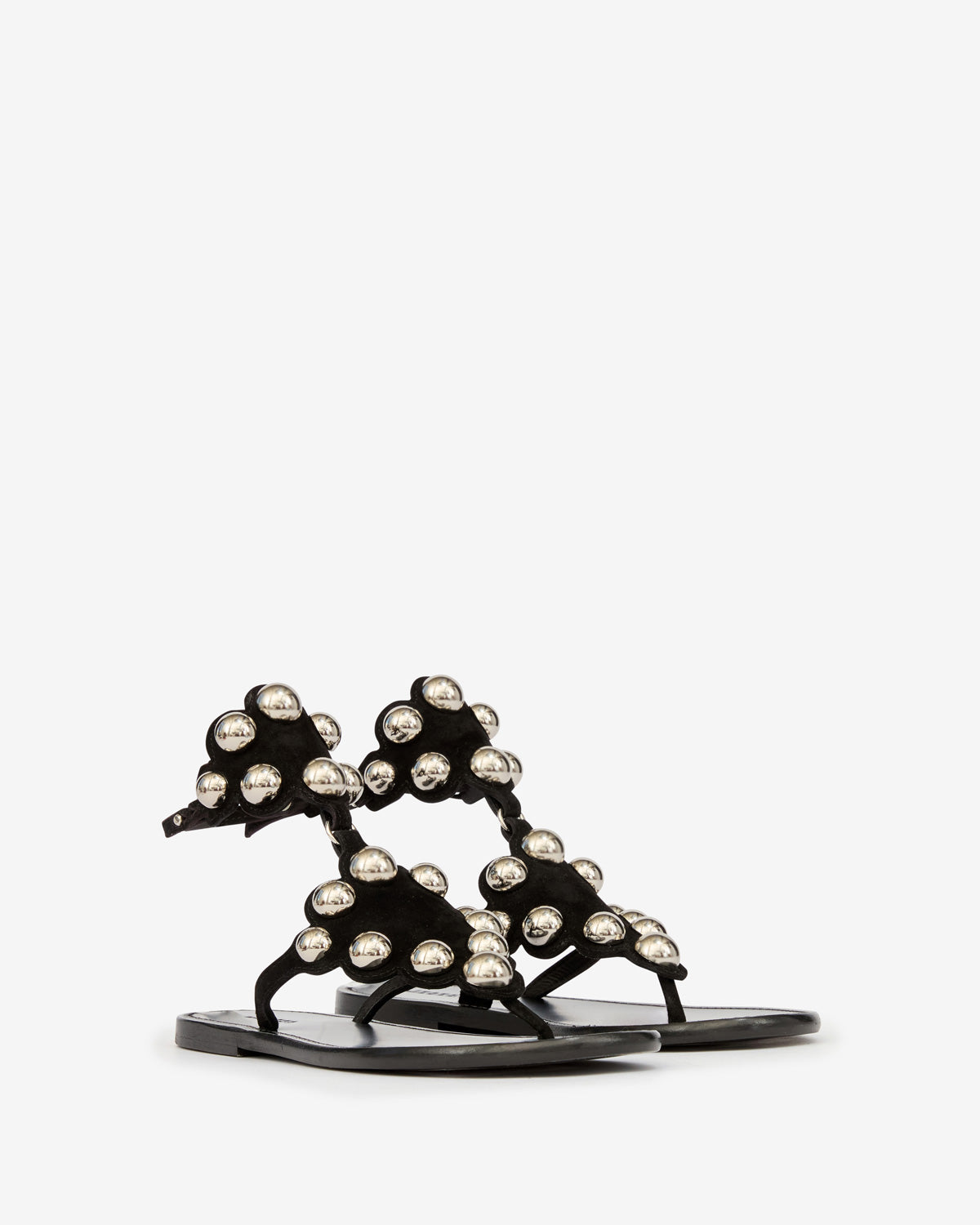 Velvee サンダル Woman Black and silver 3