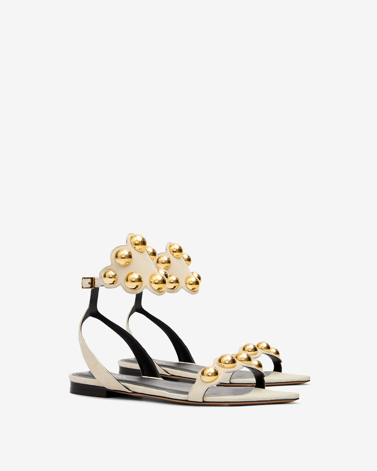 Sandalen aselda Woman Ecru-gold 2