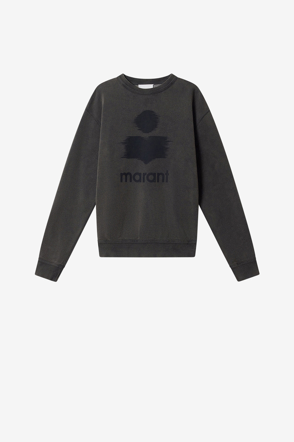 Mikoy cotton sweatshirt with logo - Anthracite - Man - 1