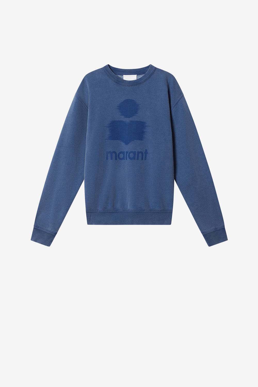 Mikoy cotton sweatshirt with logo - Indigo - Man - 1