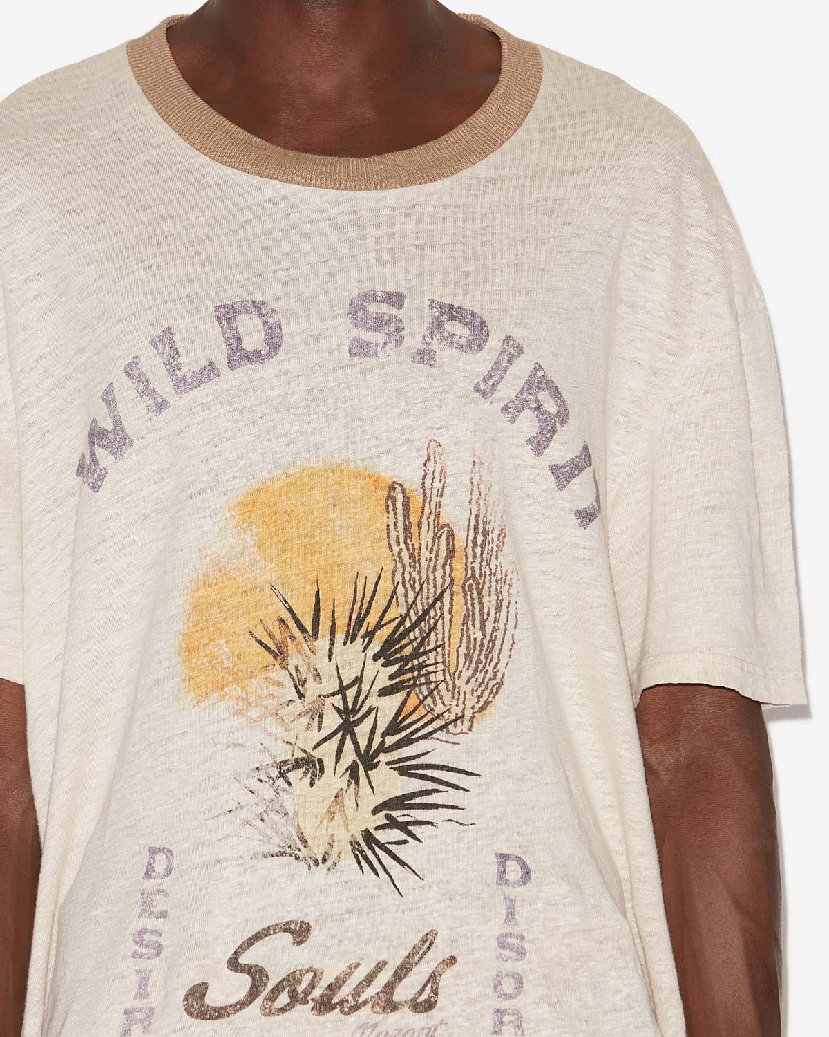 Honore t-shirt Man Ecru/sand 2