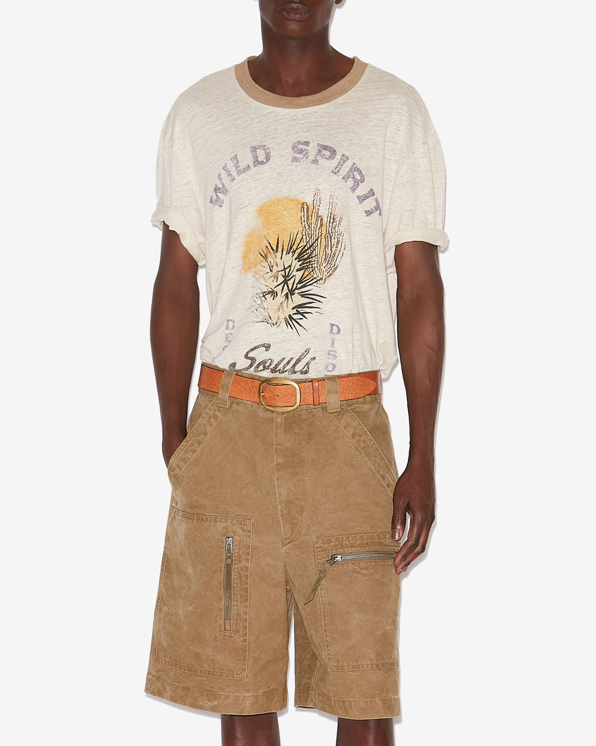Honore t-shirt Man Ecru/sand 5