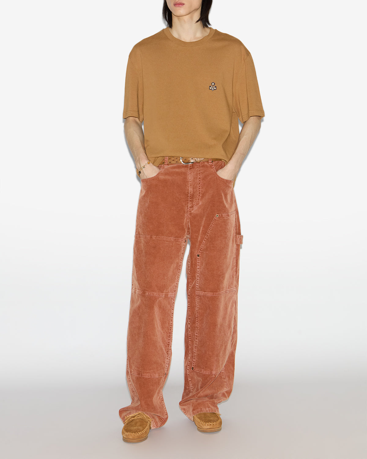 Hugo t-shirt Man Camel 4