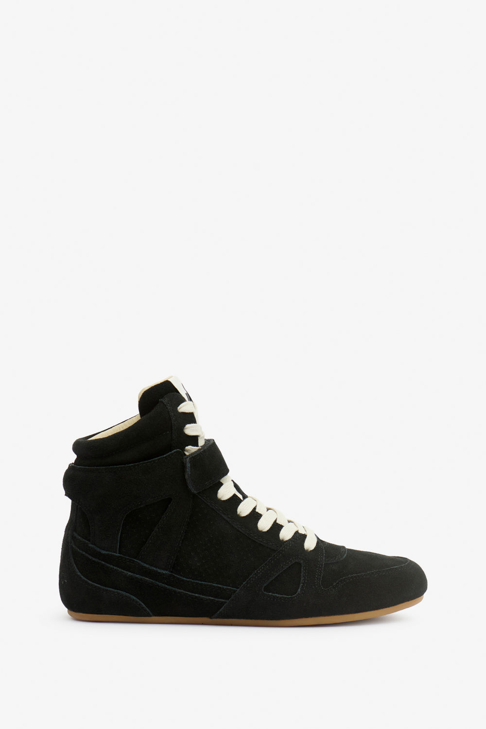 Sneakers senny high in pelle scamosciata - Nero - Woman - 1