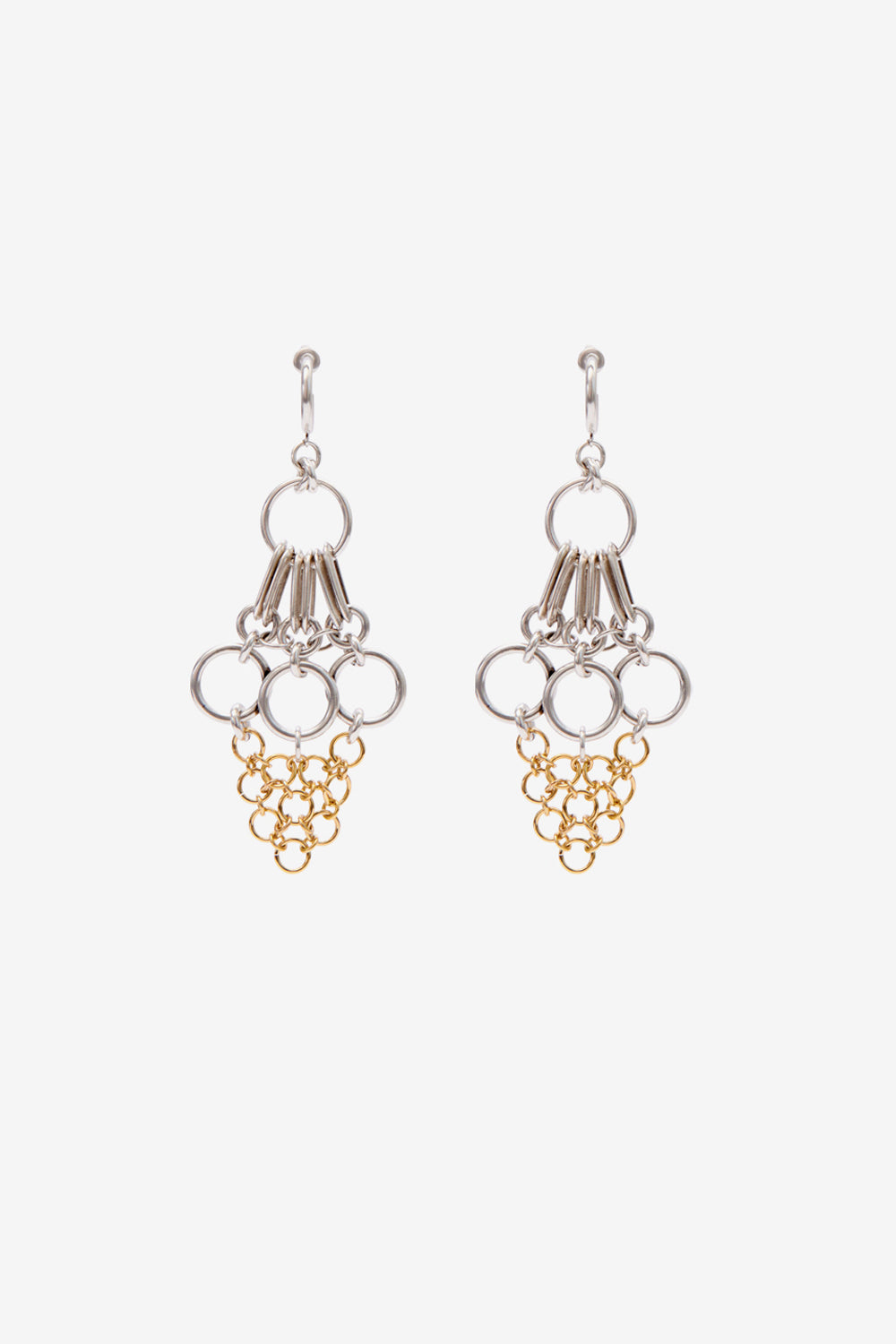 Orecchini long earrings - Silver-gold - Woman - 1