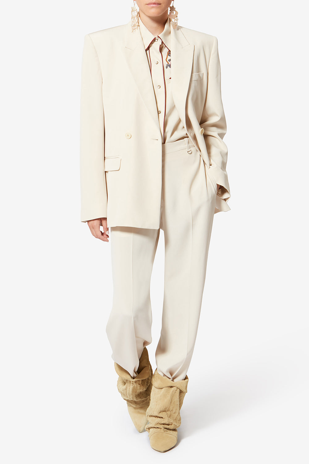 Edrik レザーブーツ - Deep beige - Woman - 6