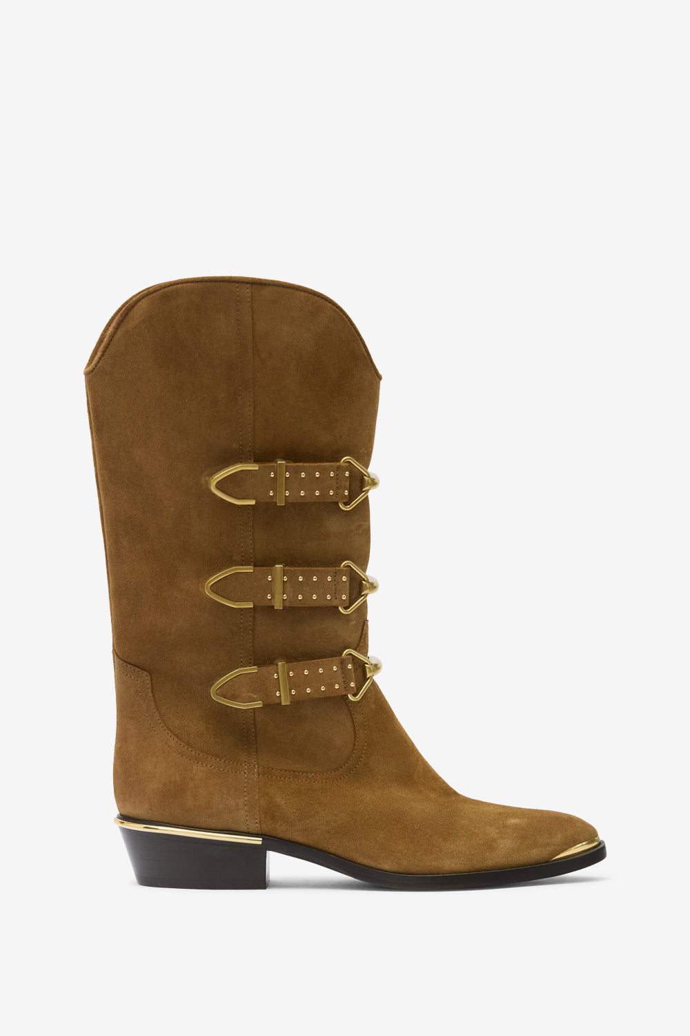 Botas bajas mexia de ante - Taupe - Woman