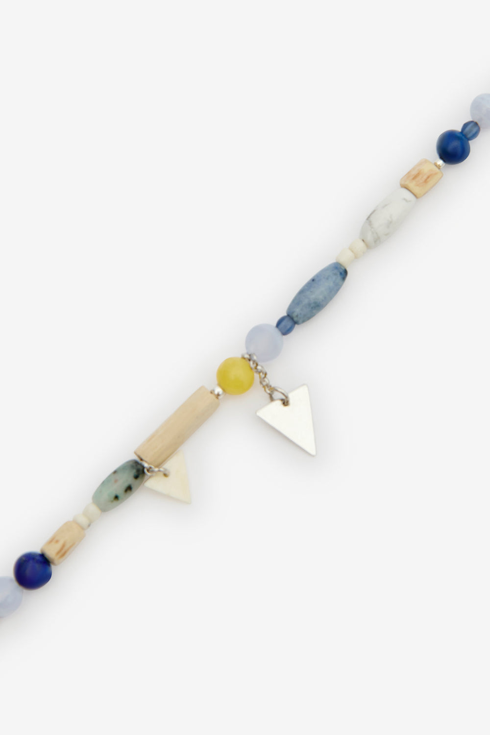 Yulian 스톤, 우드, 펜던트 브레이슬릿 - Blue-silver - Man - 3