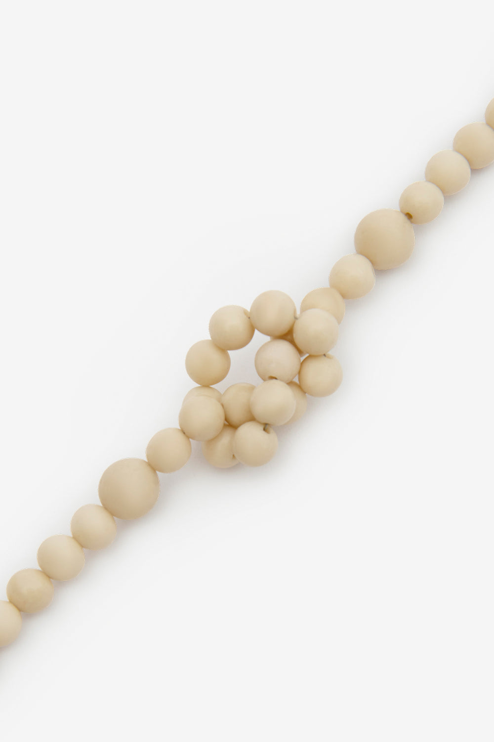 Perlenarmband aus naturstein noah - Ecru-silver - Man - 3