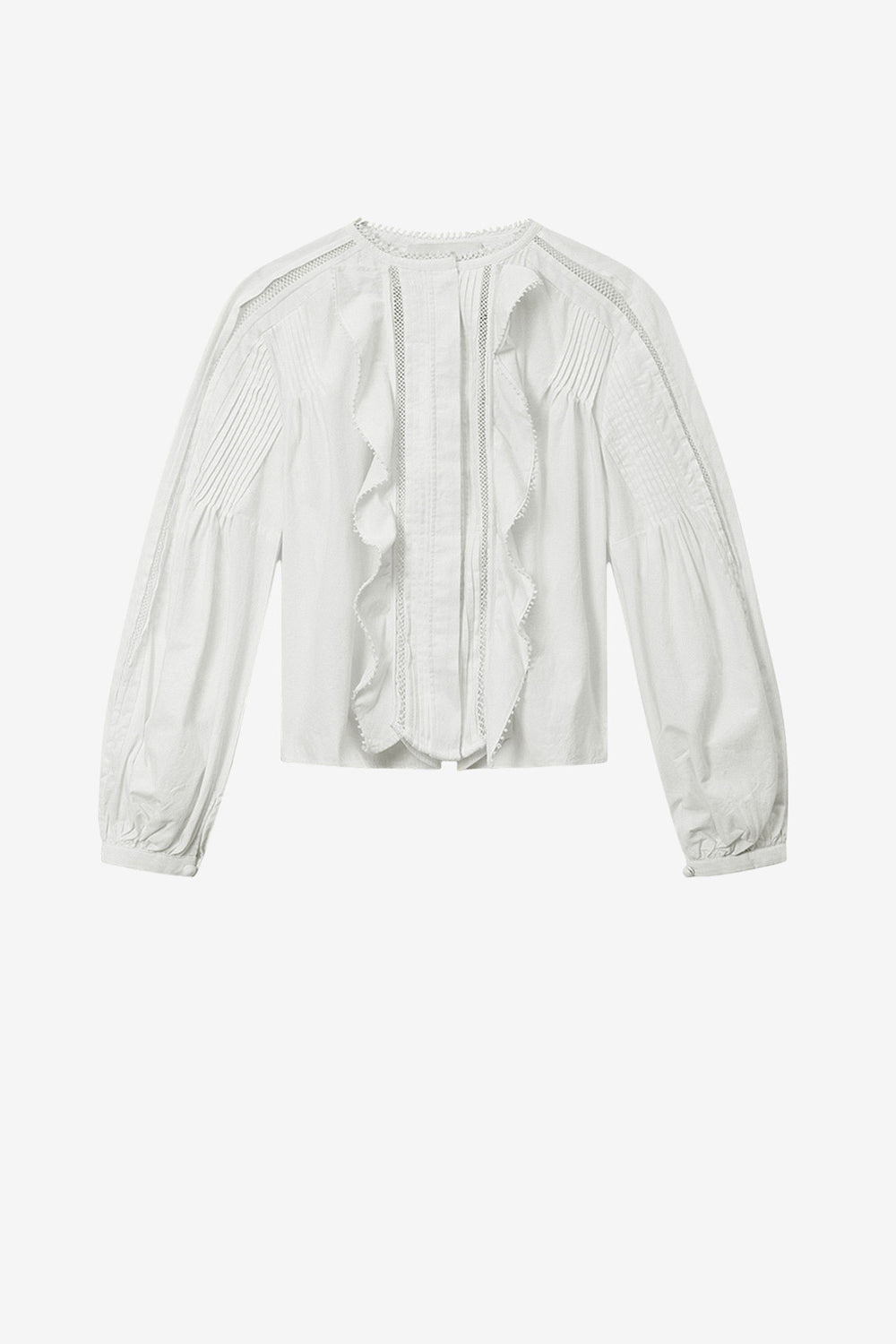 Blouse cubraly en coton - Blanc - Woman - 1