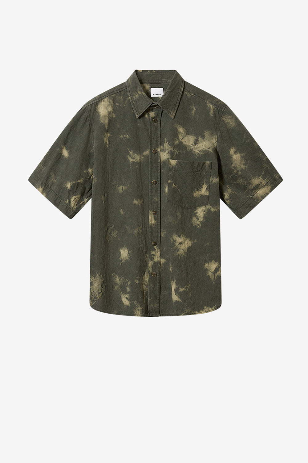 Tabilio quilted chambray shirt - Light khaki - Man - 1