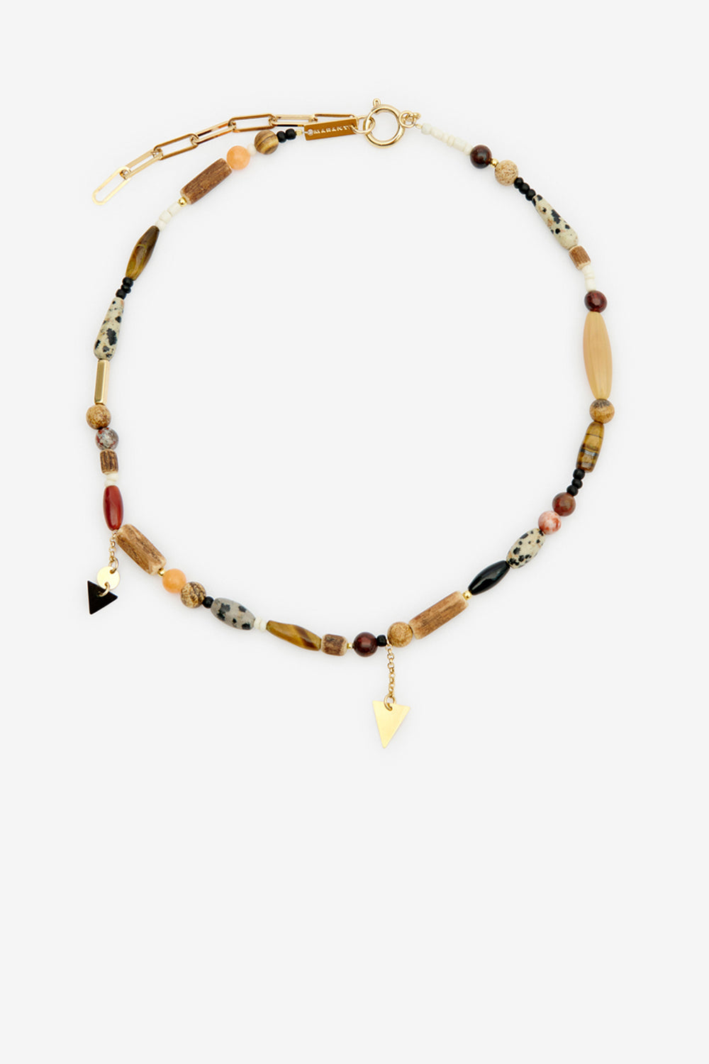 Yulian 스톤, 우즈, 펜던트 네크리스 - 자연스러운 - Man - 1