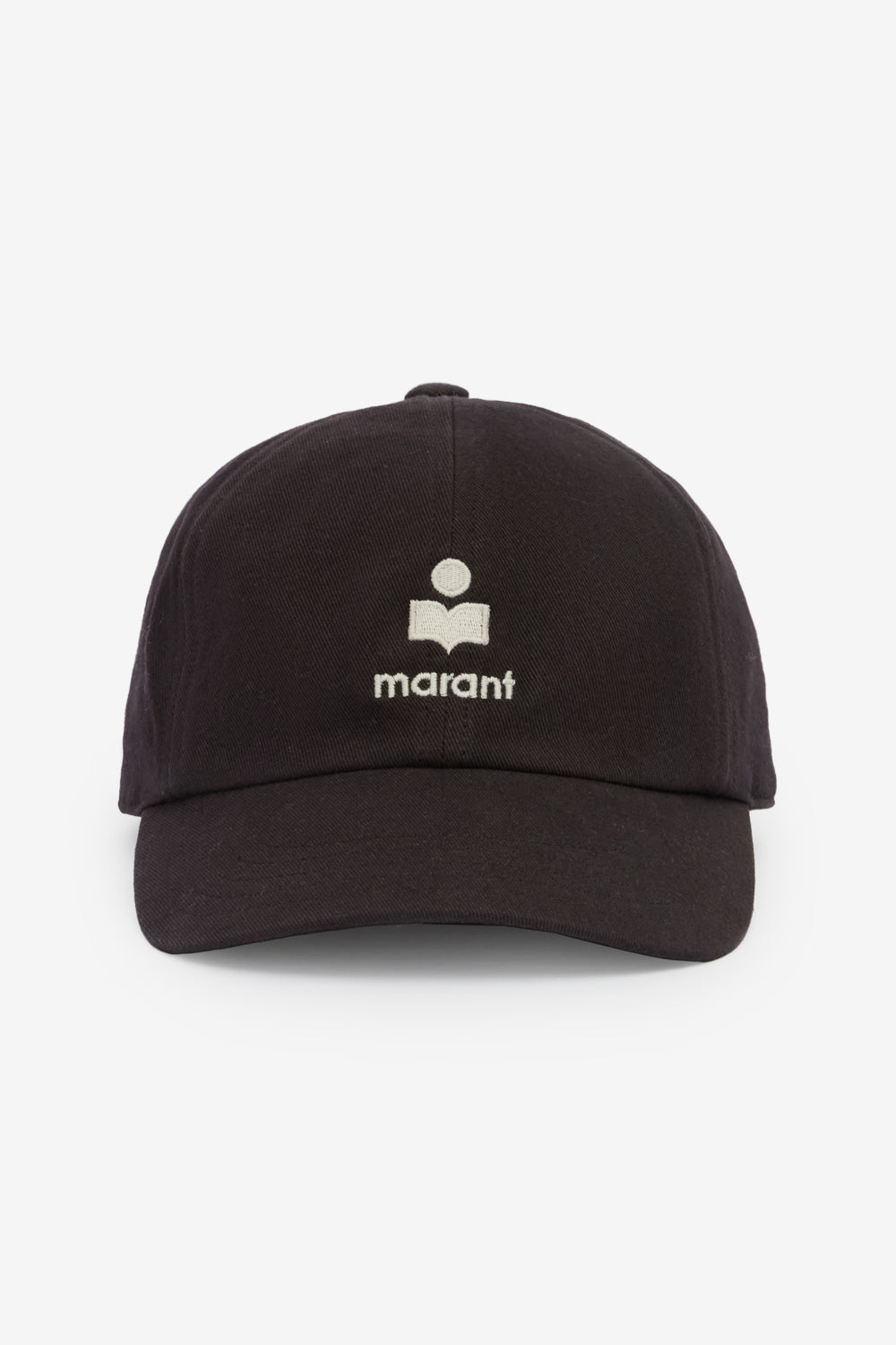 Tomas embroidered cotton cap - Black - Woman - 4