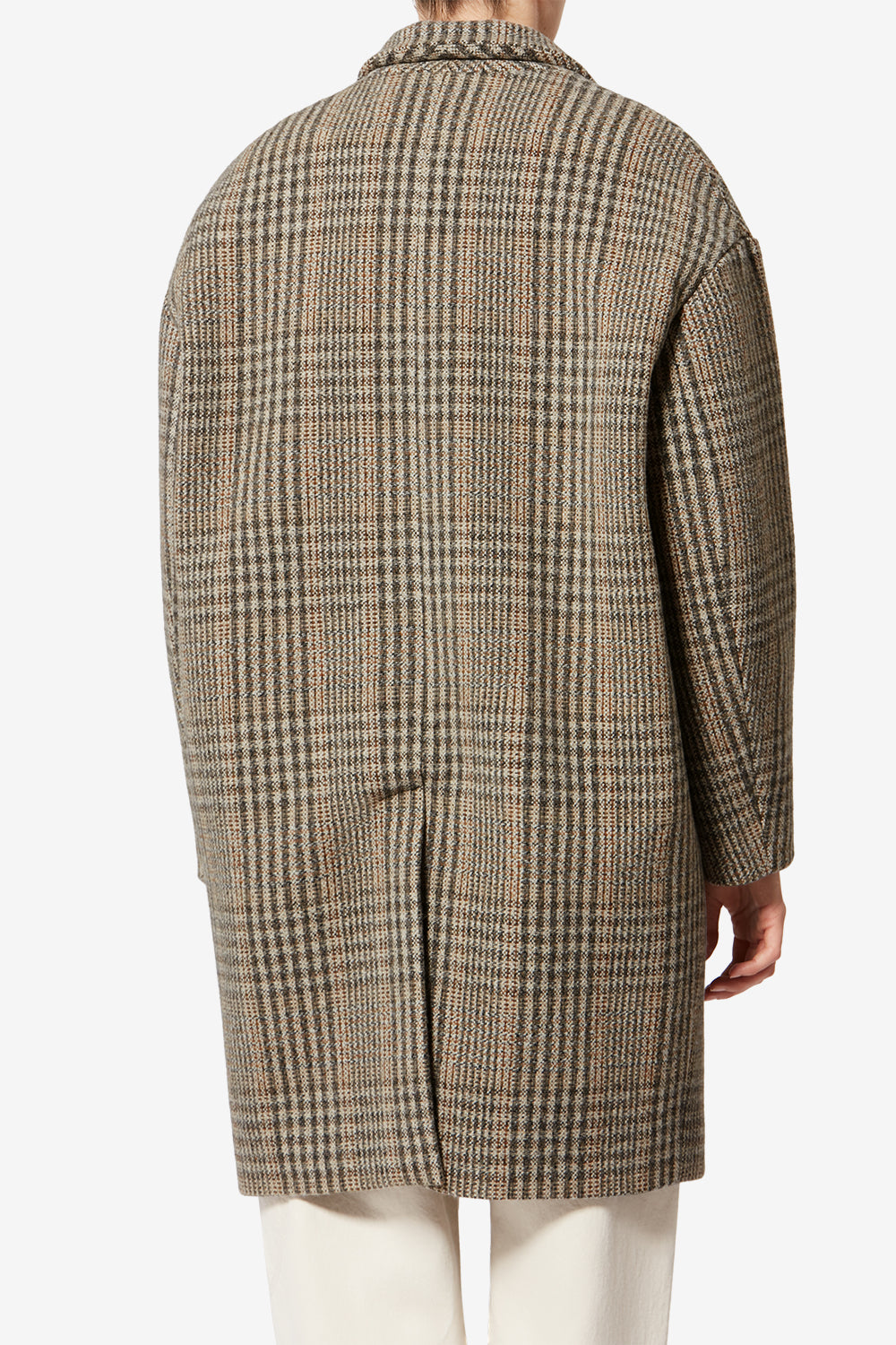 Limizia 프린스 오브 웨일스 버진 울 코트 - 베이지색 - Woman - 5