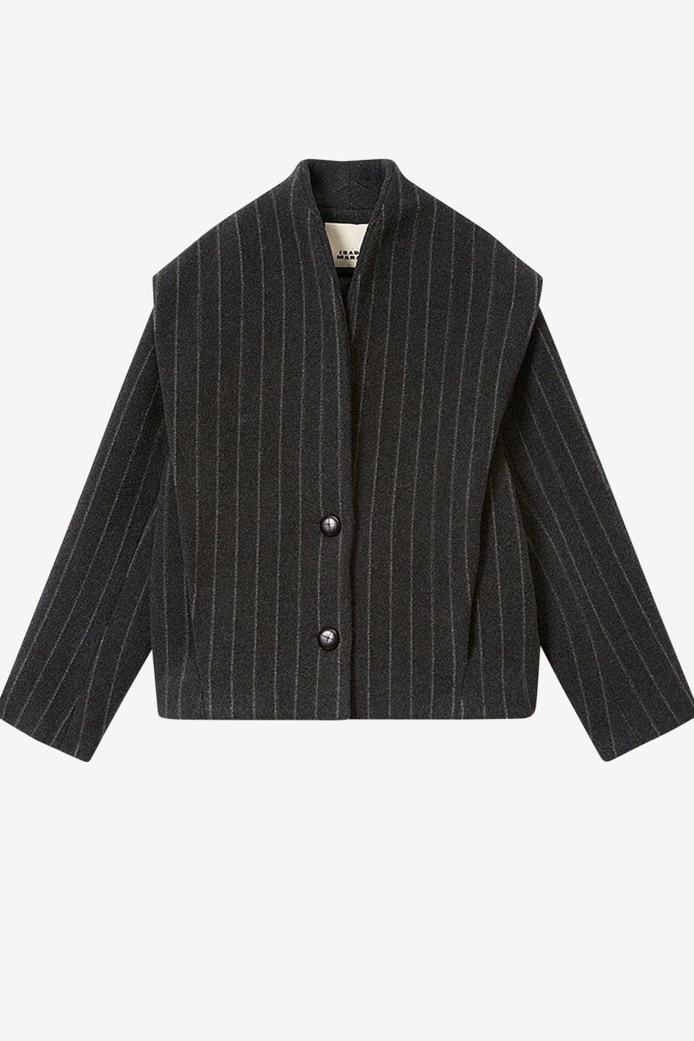 Manteau dyogo-ga en laine - Anthracite - Woman - 1