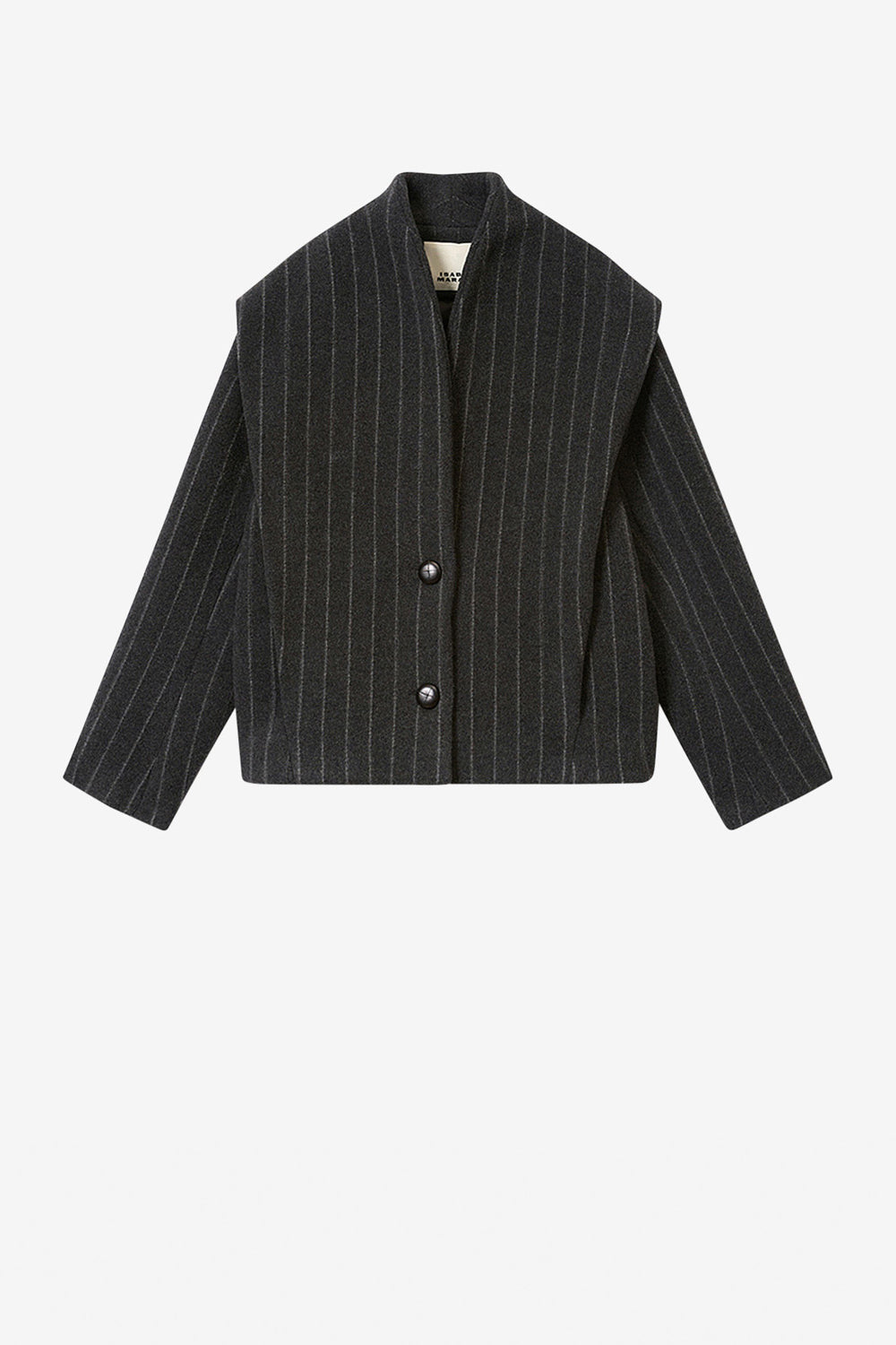 Manteau dyogo-ga en laine - Anthracite - Woman - 1