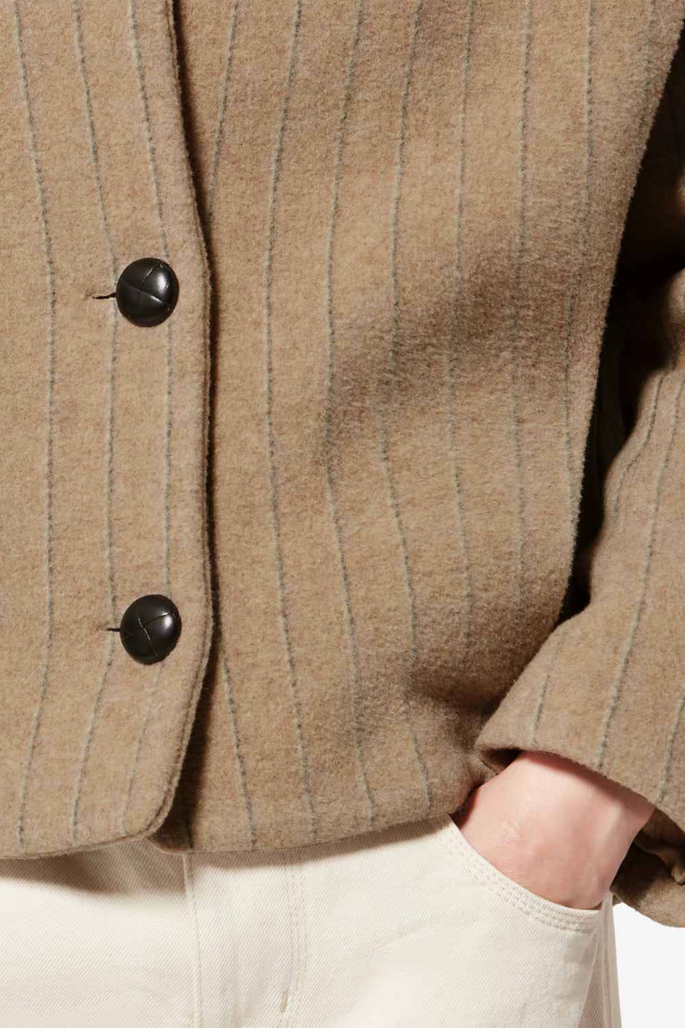 Dyogo-ga 울 코트 - Taupe - Woman - 3