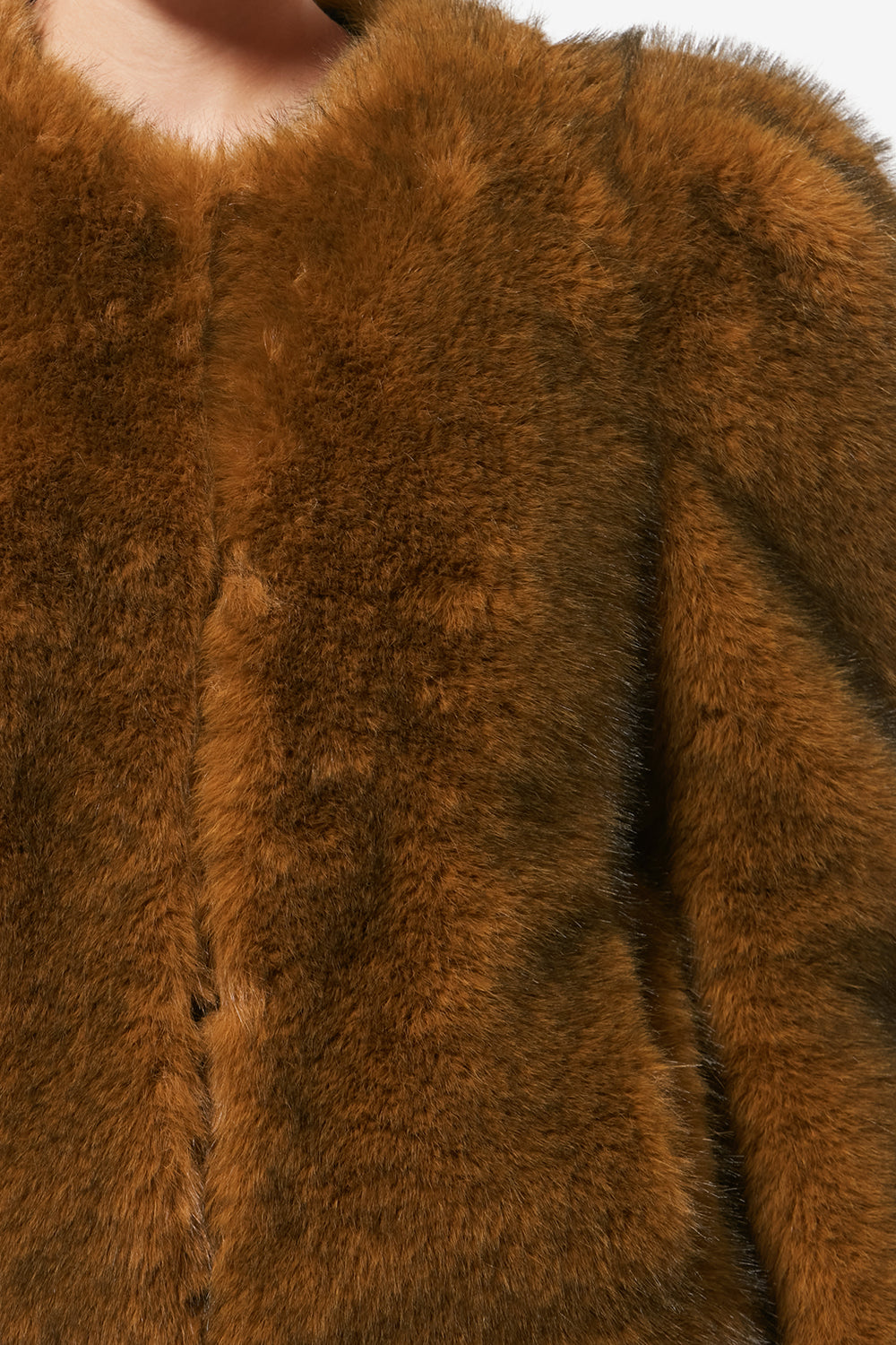 Bahria フェイクファー テディコート - Ochre - Woman - 3