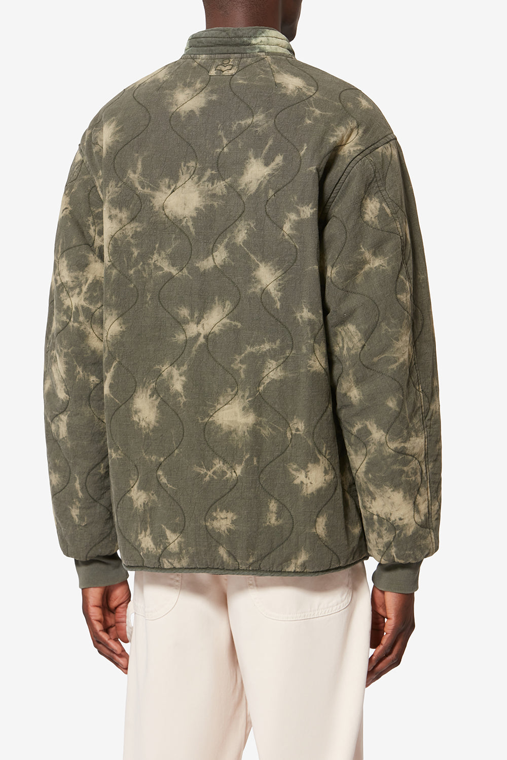 Veste matelassée en chambray taeliss - Clair kaki - Man - 4