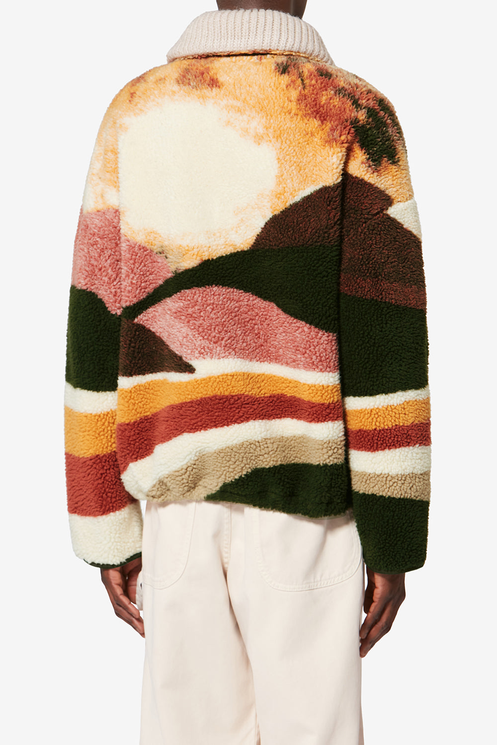 Marley 砂漠プリント入り フリースジャケット - 色とりどりの - Man - 5
