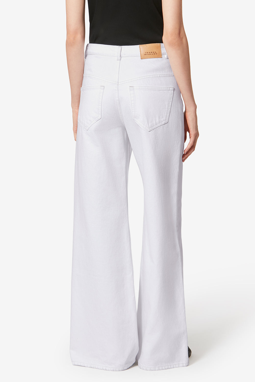 Pantaloni lemony in cotone - Bianco - Woman - 5