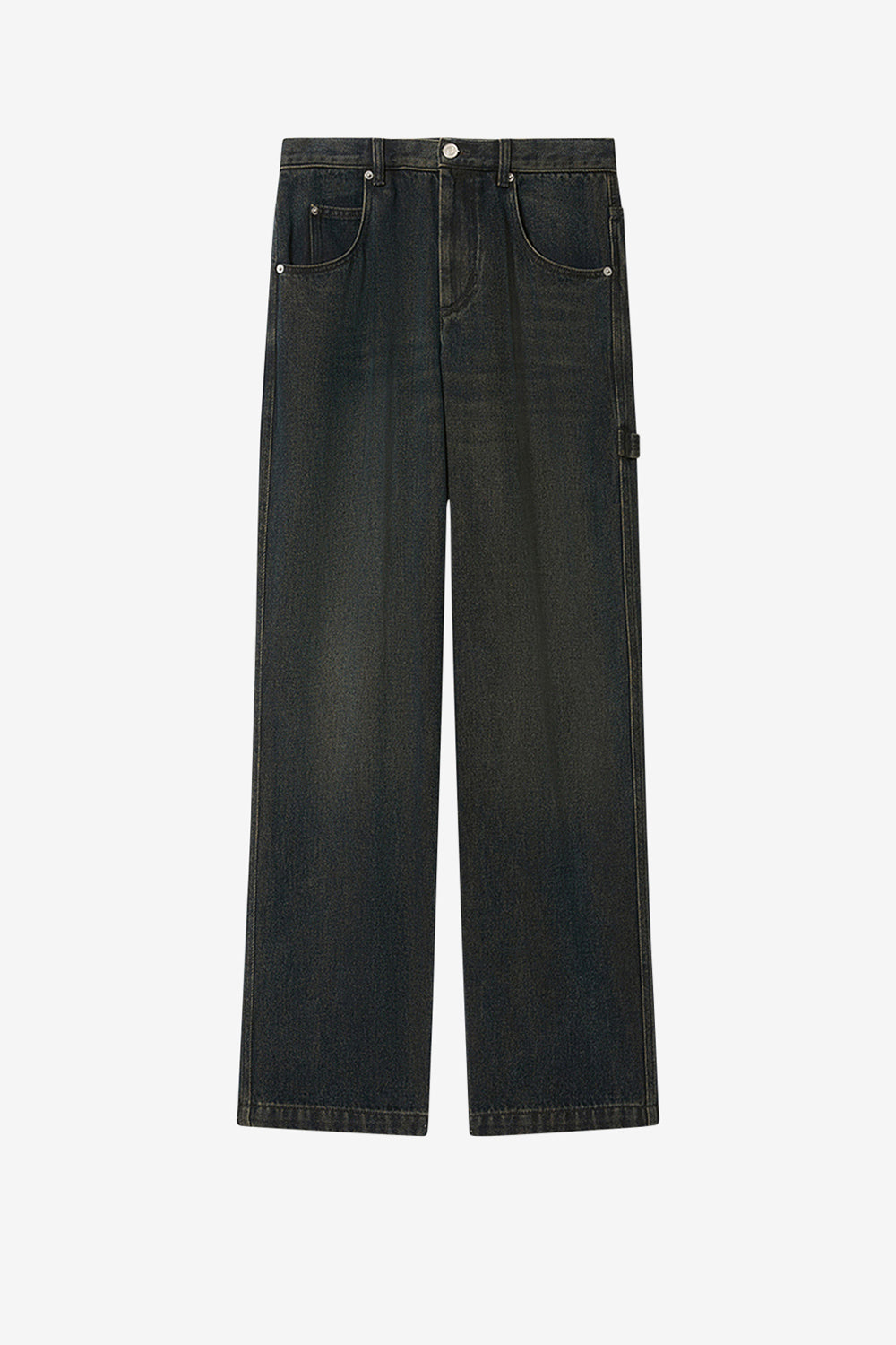 Jenter ウォッシュド フリュイドジーンズ - Dirty blue - Man - 1