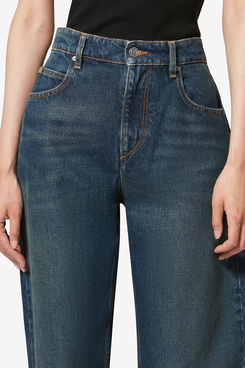 Dromie 코튼 팬츠 - 파란색 - Woman - 3