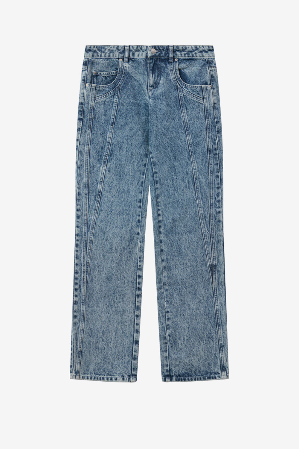 Jeans bootcut jaylis in denim délavé - Azzurro - Woman - 1