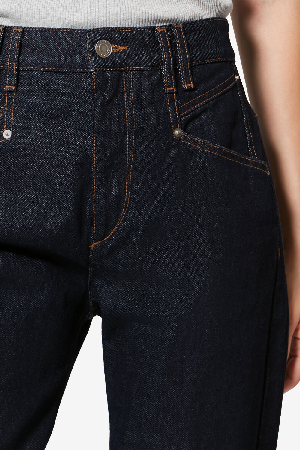 Belvia 코튼 팬츠 - Dark midnight - Woman - 3