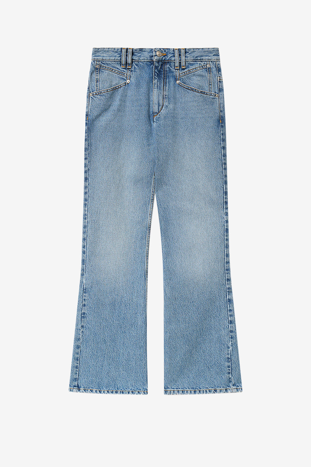 Pantaloni belvia in cotone - Azzurro - Woman - 1